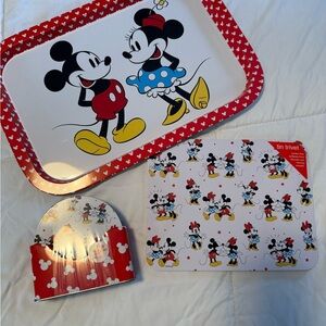 Disney & Friends- Tray, trivet & coasters
